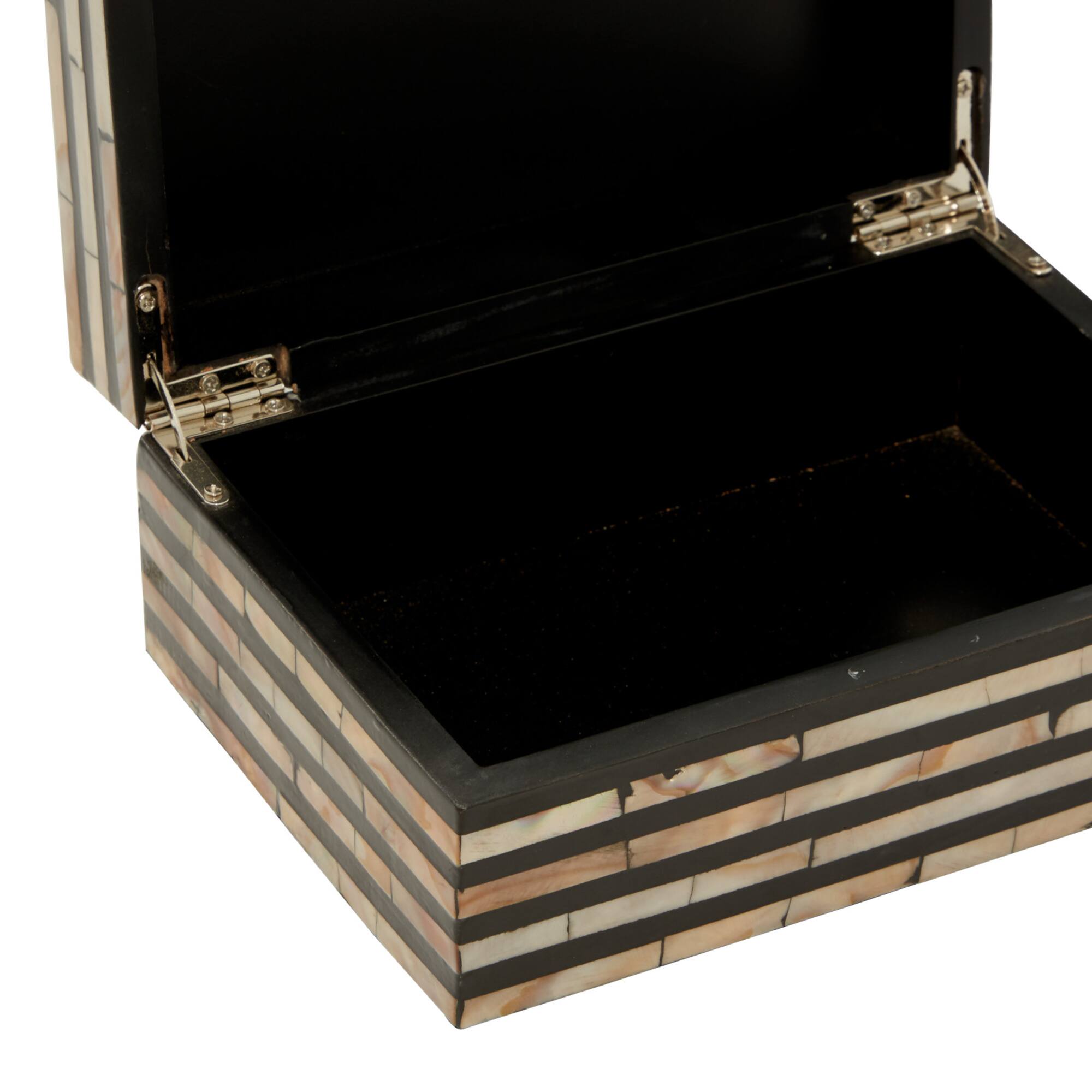 Black Mother of Pearl Coastal Box Set
